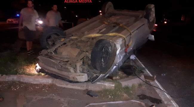 Aliağa'da trafik kazası 3 yaralı