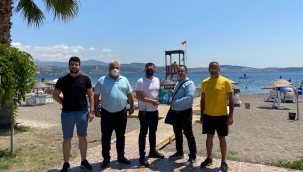 Aliağa Polis Plajına Mavi Bayrak Geliyor
