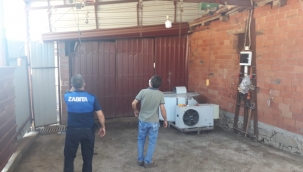 Bergama'da kurban kesim yerleri denetlendi 