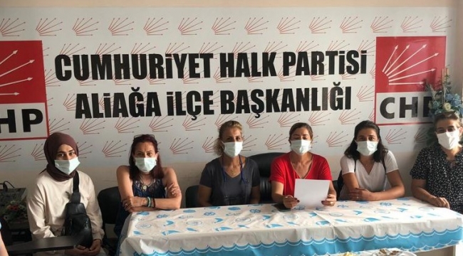 CHP Aliağa Kadın Kolları; "İstanbul Sözleşmesi'nden Vazgeçmiyoruz"