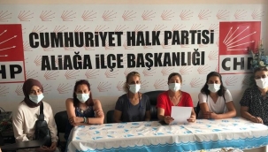 CHP Aliağa Kadın Kolları; "İstanbul Sözleşmesi'nden Vazgeçmiyoruz"