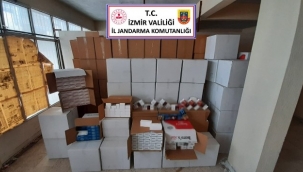 İzmir'de iki adrese kaçak sigara operasyonu: 2 gözaltı