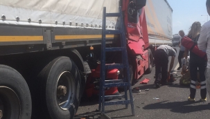 Menemen'de Trafik kazası :1 Yaralı