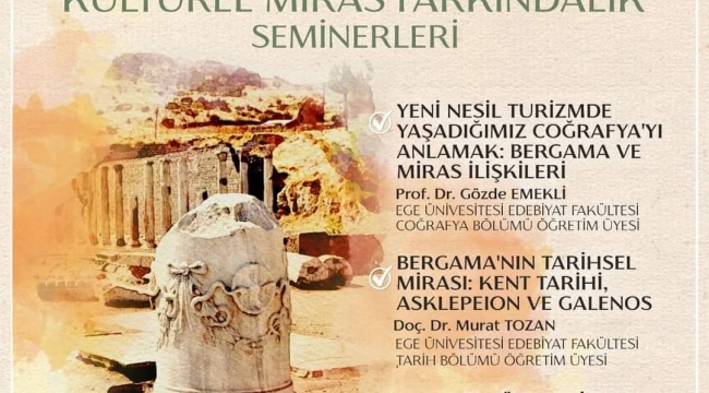 UNESCO Dünya Mirası Bergama'dan Online Seminer