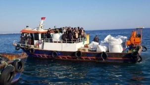 Aç ve susuz göçmenleri polis ve jandarma kurtardı