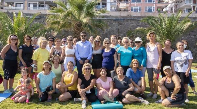 Dikili'de Pilates ve Aerobik Zamanı