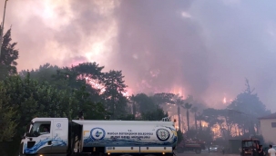 Muğla Marmaris'teki yangında son durum