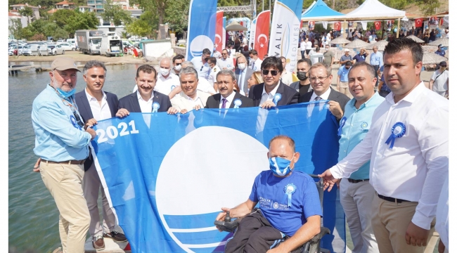 ULUSAL MAVİ BAYRAK TÖRENİ AYVALIK'TA SAHİPLERİNİ BULDU