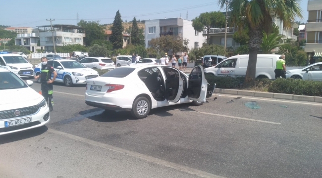 Aliağa 'da Trafik kazası:4 yaralı