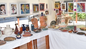 FOÇA SAKLIBAHÇE SANAT EVİ YENİ SERGİ AÇTI