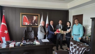 MHP Aliağa  İlçe Teşkilatı Başsavcı  Mehmet İmir'i ziyaret etti