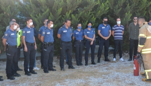Aliağa Emniyeti İtfaiyecilerin haftasını tatbikatla kutladı