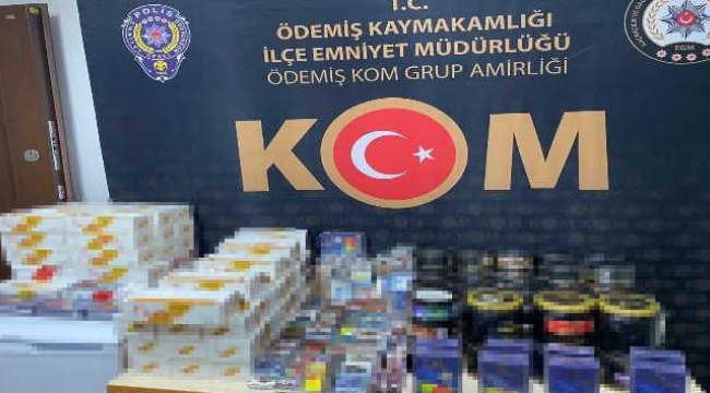 İş yerine operasyon: 48 kilo kaçak nargile tütünü yakalandı