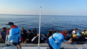 İzmir açıklarında 172 düzensiz göçmen kurtarıldı