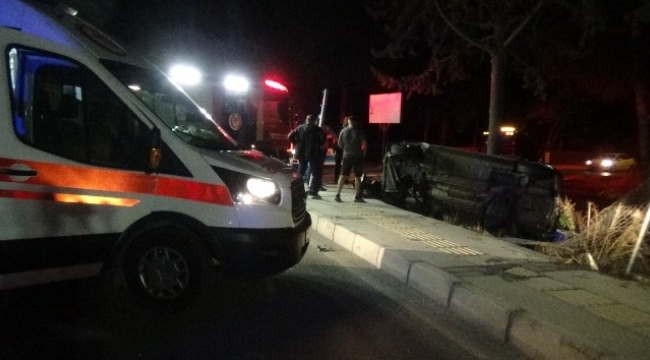 İzmir'de düğün dönüşü feci kaza: 4 yaralı 