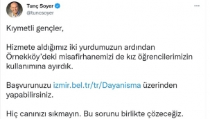 İzmir'de yurt ve dayanışma kampanyası için başvurular başladı