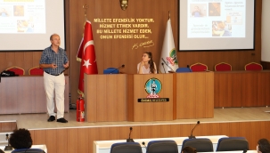 Ödemiş Belediyesi'nde stajyer öğrencilere iş sağlığı ve güvenliği eğitimi 
