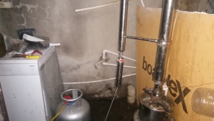 Aliağa'da sahte içki operasyonu