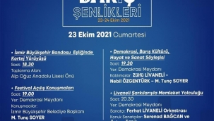 Aliağa Emek Ve Barış Şenlikleri 23 Ekim'de Başlıyor