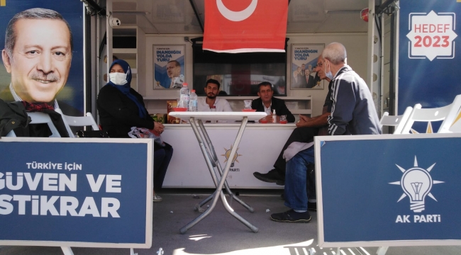 Güven ve İstikrar mobil aracında sorunları dinledi