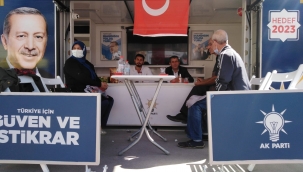 Güven ve İstikrar mobil aracında sorunları dinledi