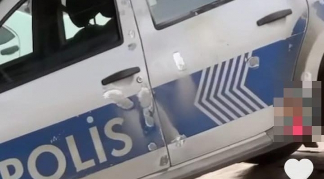 İzmir Menemen'de Polis aracı kurşunlamış gibi video çekti, ihbar üzerine gözaltına alındı