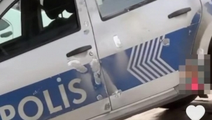 İzmir Menemen'de Polis aracı kurşunlamış gibi video çekti, ihbar üzerine gözaltına alındı