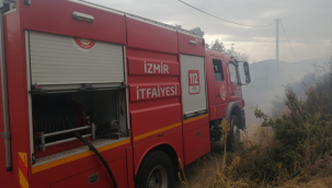 Kiraz'daki yangına hızlı müdahale