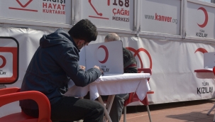 Türk Kızılay 15 Ekim'de Aliağa'da