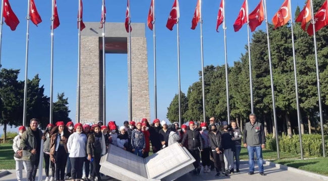 Aliağalı çocuklar Çanakkale'yi gezdi