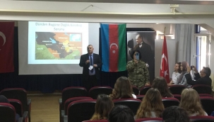 Alp Oğuz lisesinde Karabağ Zaferinin 1.Yıl Dönümü Coşkuyla Kutlandı