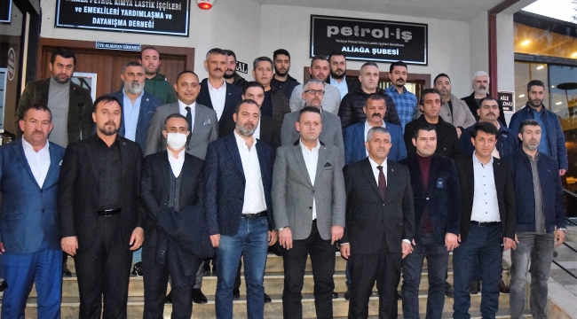 MHP İzmir İl Başkanı Veysel Şahin'den Petrol İş Sendikasına Ziyaret