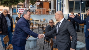 Başkan Soyer Foça'da yatırımları inceledi ve muhtarları dinledi