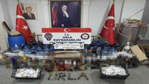 İzmir'de sahte kaçak içki satıcılarına operasyon