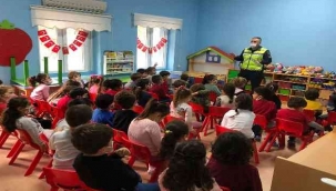 Jandarmadan 8 bin 263 öğrenciye trafik kurallarıyla ilgili eğitimler verildi