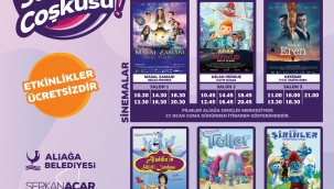  Aliağa'da Ücretsiz Tiyatro Ve Sinema Şöleni Başlıyor