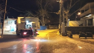 İzmir Büyükşehir Belediyesi'nden kar ve buzla mücadele