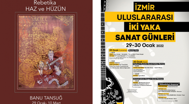 İzmir Uluslararası İki Yaka Sanat Günleri başlıyor