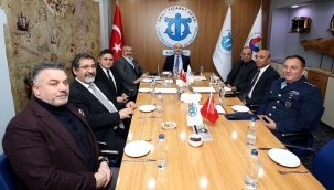 Vali Köşger IMEAK Deniz Ticaret Odası Aliağa Şubesi Ziyaret Etti