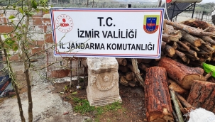 Bergama'da tarihi eser operasyonu