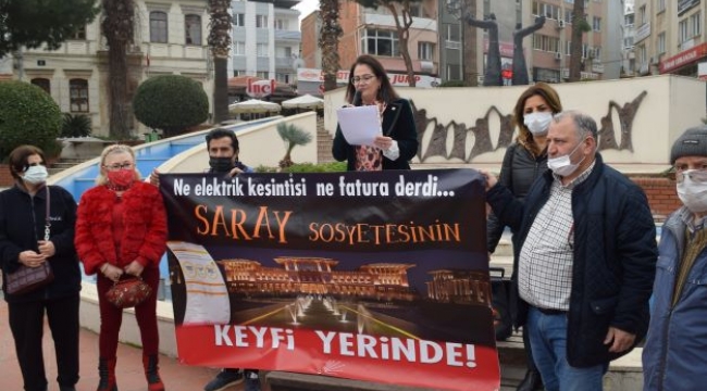 CHP Aliağa İlçe Örgütü elektrik zamlarını protesto etti: Zamlar geri alınsın