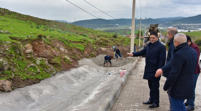 Aliağa Belediyesi Alt ve Üstyapı Çalışmalarını Sürdürüyor