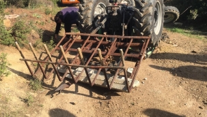Aliağa 'da Traktör Takla Attı: 1 Yaralı