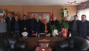 Aliağa Esnaf Odası'ndan MHP'ye Ziyaret