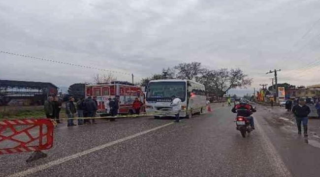 İzmir'de Minibüsün çarptığı yaya hayatını kaybetti