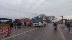 İzmir'de Minibüsün çarptığı yaya hayatını kaybetti