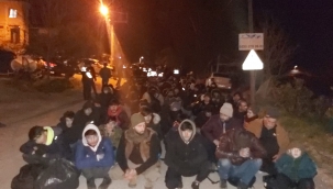 kamyon içinde 152 göçmen yakalandı