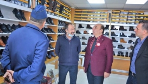 Kaymakam Karaman 'dan  Esnaf Ziyareti