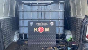 Yanık yağdan akaryakıt yapacaktı, polise yakalandı