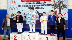 Aliağalı Karatecilerden 15 Madalya Birden